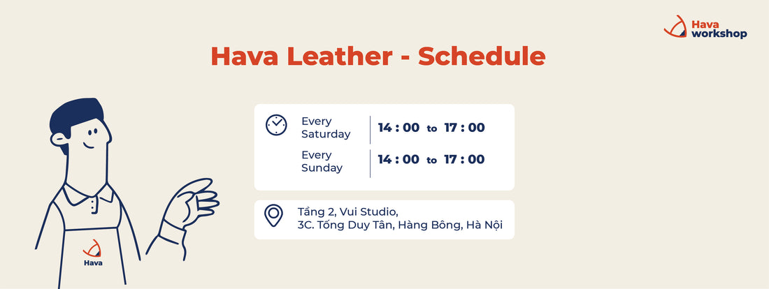 Lịch Workshop - Hava Leather